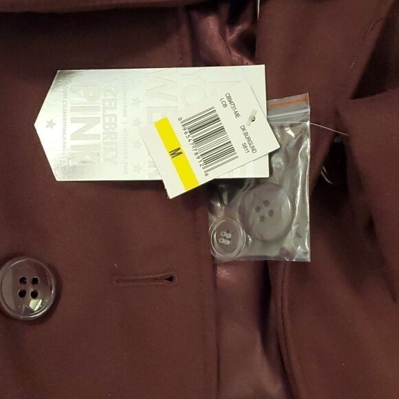 NWT Celebrity Pink Ladies Coat M - Picture 4 of 7